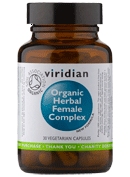 Organic Herbal Female Complex - 90 Veg Caps