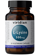 L-Lysine 500mg - 90 Capsules