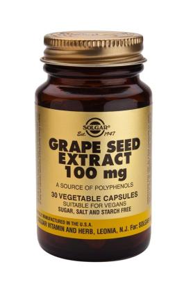 Grape Seed Extract 100 mg Vegetable 30 Capsules
