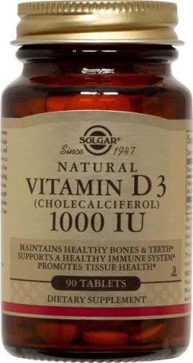 Vitamin D3 (Cholecalciferol) 1000 IU 180 Tablets