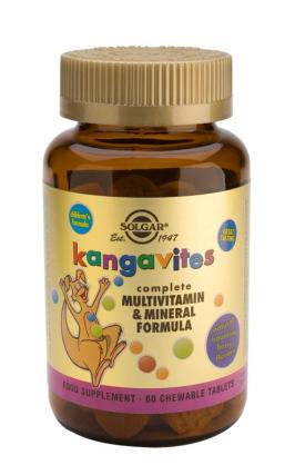 Kangavites Multivitamin & Mineral Chewable Tablets 60 - Bouncin Berry