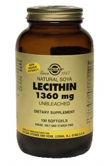 Lecithin Softgels 1360mg: 100 caps