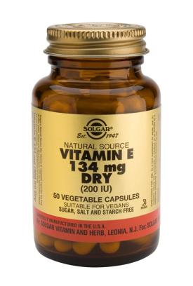 Vitamin E 200 IU Dry Vegetable 50 Capsules