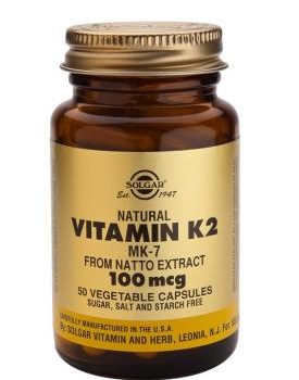 Vitamin K2 100ug Vegetable 50 Capsules