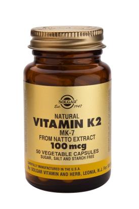 Vitamin K2 100ug Vegetable 50 Capsules