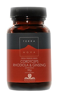 Cordyceps, Rhodiola & Ginseng Super-Blend Powder 30g
