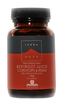 Beetroot Juice, Cordyceps & Reishi Super-Blend Powder 70g