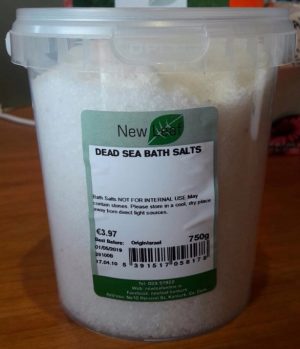 Dead Sea Bath Salt 750g Tub