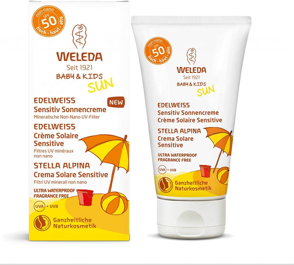 Weleda Edelweiss Sunscreen Lotion Sensitive SPF 50 - New leaf Health Store