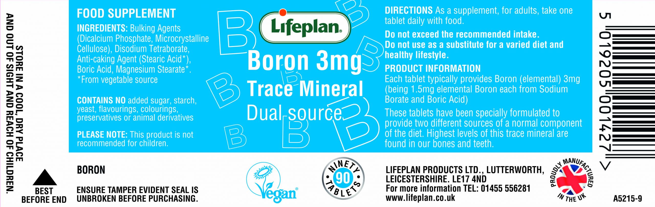 boron label
