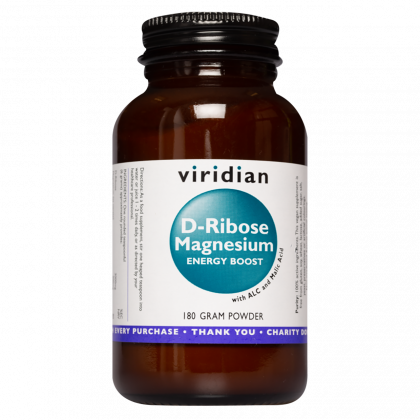 Viridian D-Ribose Magnesium Energy Boost 180g
