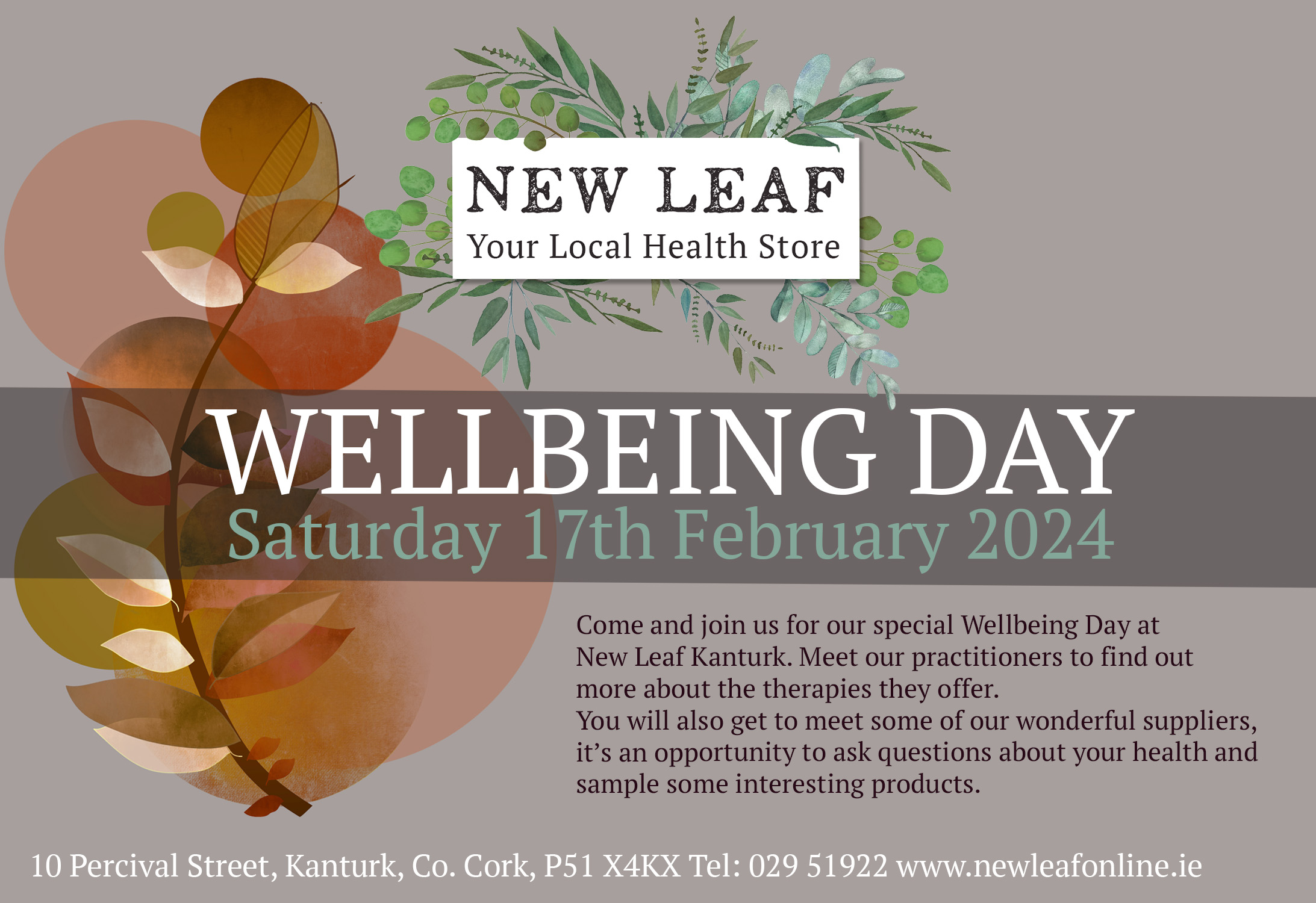 What’s happening at the Wellbeing Day on 17th Feb