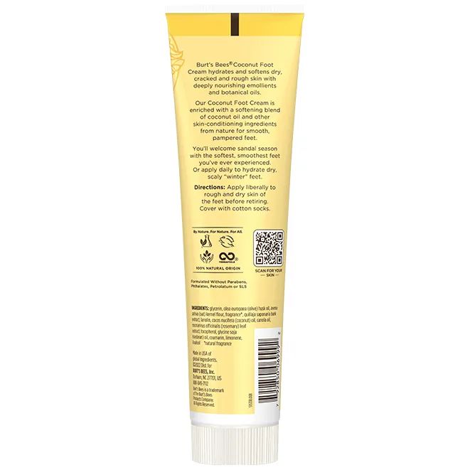 Burt's Bees Coconut Foot Cream (120g) - Image 2