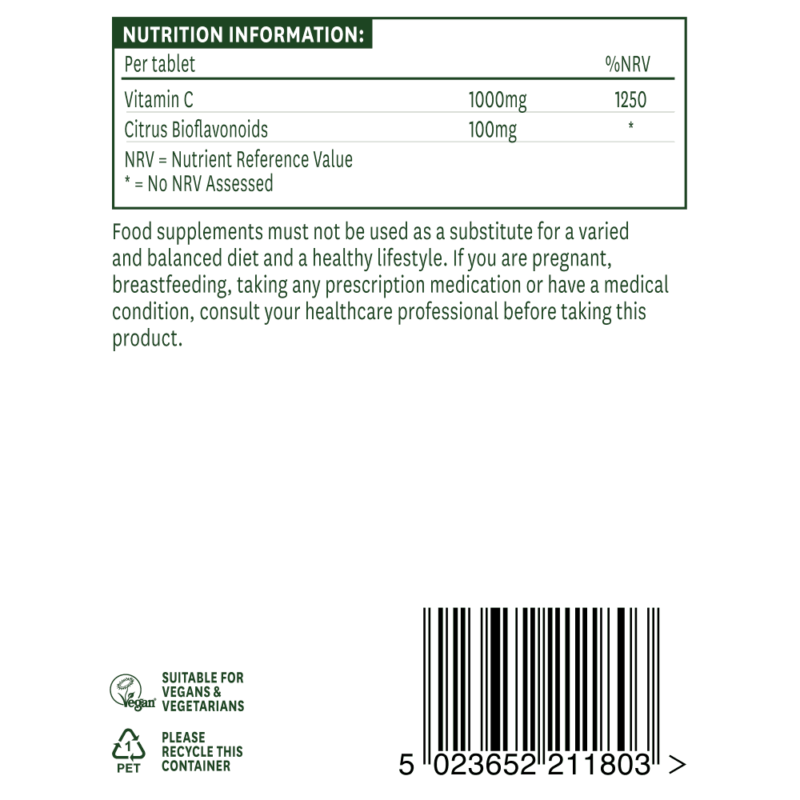 Natures Aid Vitamin C 1000mg Time Release - Image 3