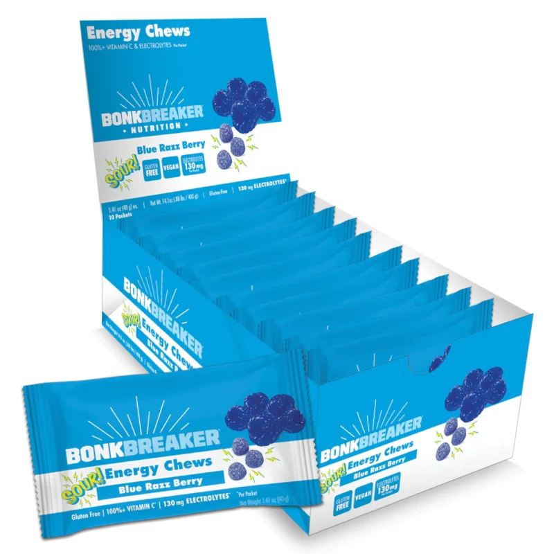 Bonk Breaker Sour Blue Razz Berry Energy Chews