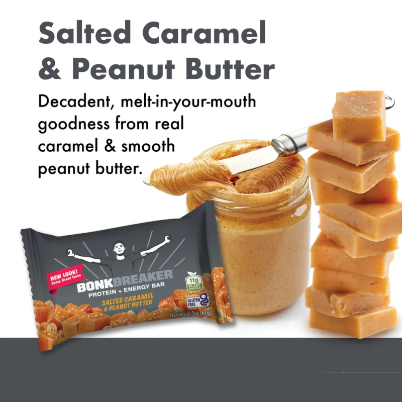Bonk Breaker Salted Caramel and Peanut Butter Bar - Image 3