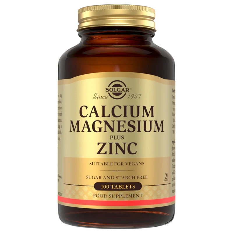 Solgar Calcium Magnesium Plus Zinc Tablets