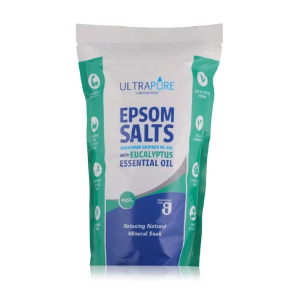 Ultrapure Epsom Salts infused with Eucalyptus Essential Oil 1kg