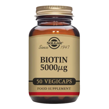 Solgar Biotin 5000 mcg Vegetable Capsules
