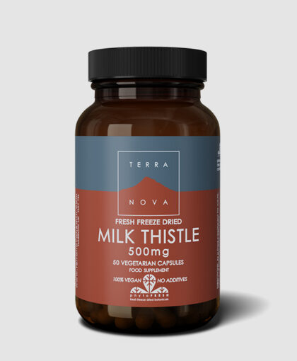 Terranova Milk Thistle 500mg (Fresh Freeze Dried-Organic)