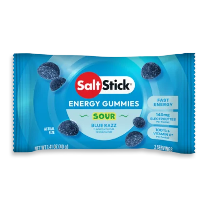 SaltStick Energy Gummies – Sour Blue Razz