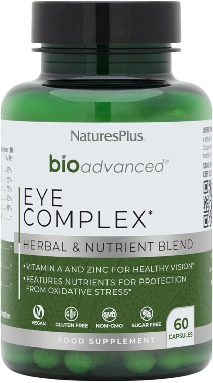 NaturesPlus Bio Advanced Eye Complex 60 Capsules