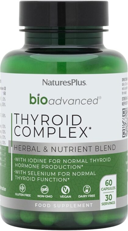 NaturesPlus Bio Advanced Thyroid Complex 60 Capsules